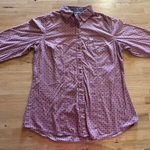 Cinch button down